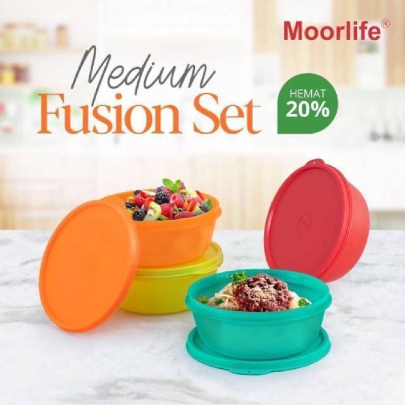 MOORLIFE BOWL Medium Ciotolla / Fussion Bowl Tempat Makan Minum Lunch Box