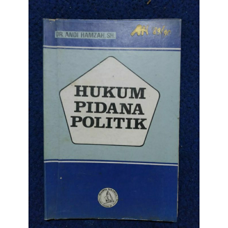 hukum pidana politik Andi hamzah