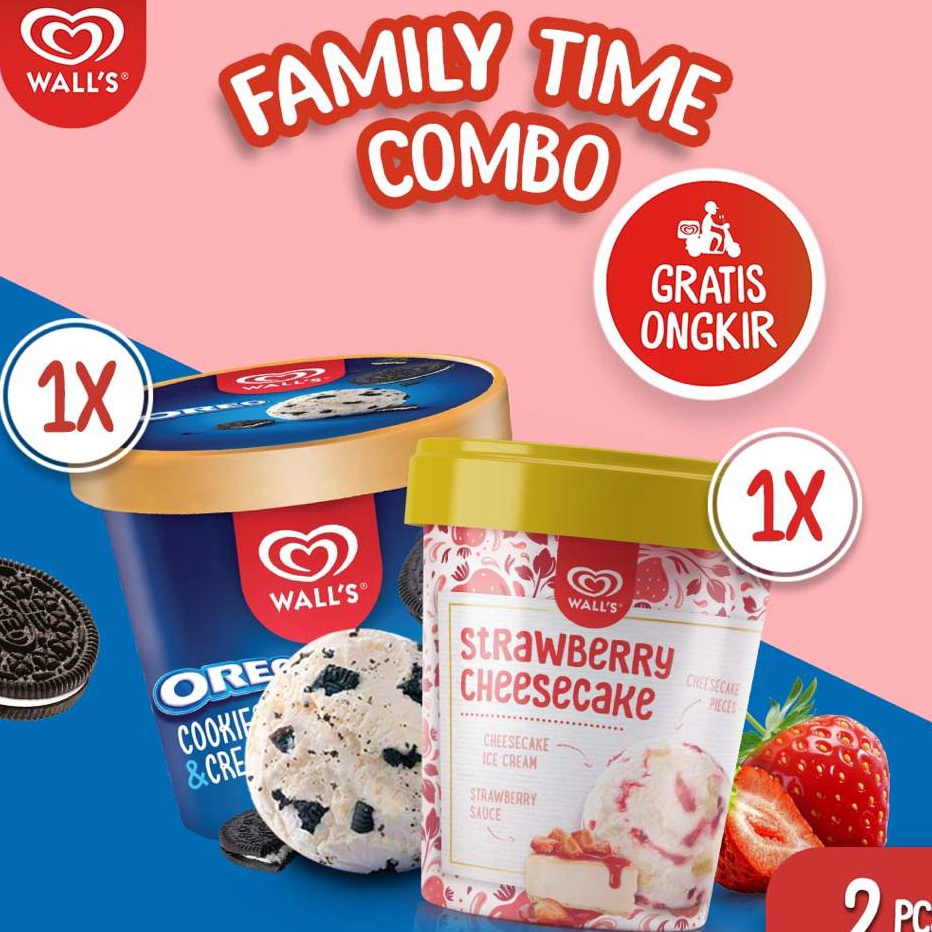 

RWRZ0933 [PROMO MURAH!!!] Family Time Combo - Es Krim Wall's