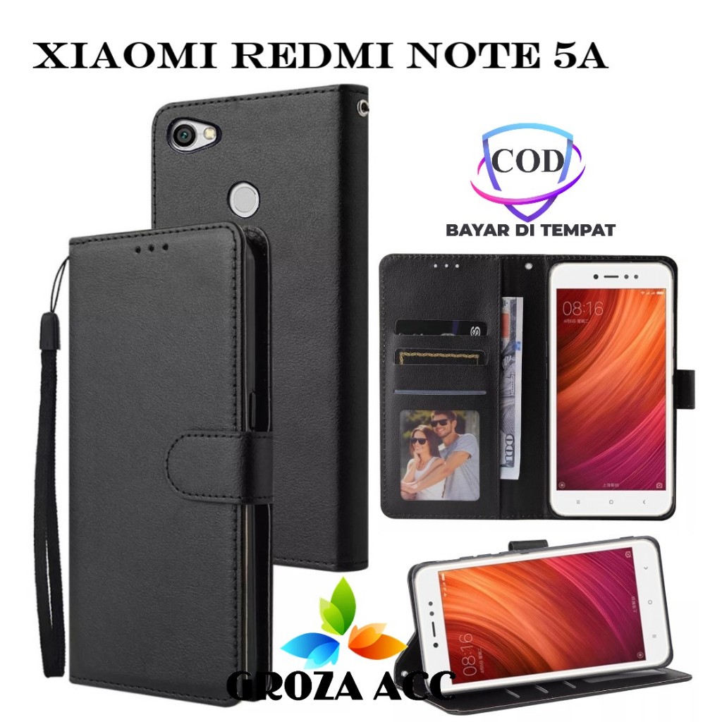 Flip Case XIAOMI REDMI NOTE 5A Case Wallet Kulit Casing Dompet Case Wallet Leather Flip Case XIAOMI 