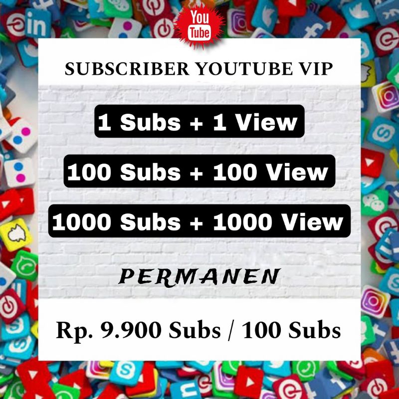 JASA SUBSCRIBER YOUTUBE UNTUK MONETISASI