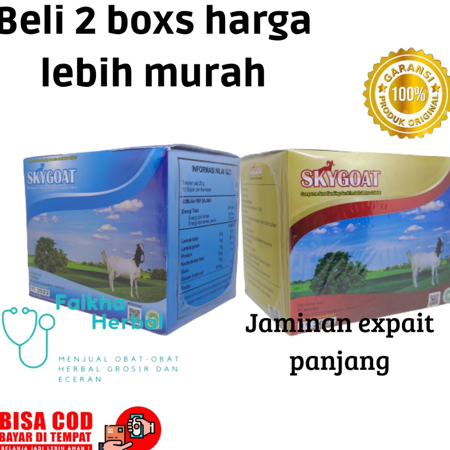 

NYJL9389 9.9 BRANDS FESTIVAL Skygoat Susu Kambing Full Cream Ettawa / Sky Goat Susu Kambing Coklat Dan Vanilla Original