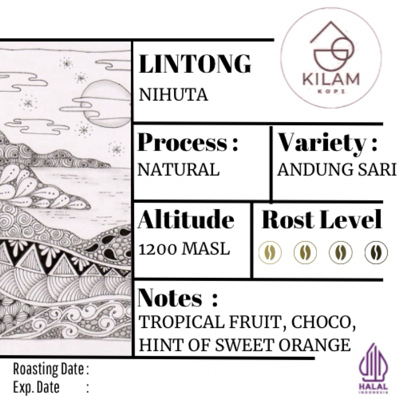 

KOPI ARABIKA LINTONG NATURAL PROSES (filter beans) FRESH ROAST BIJI DAN BUBUK KOPI