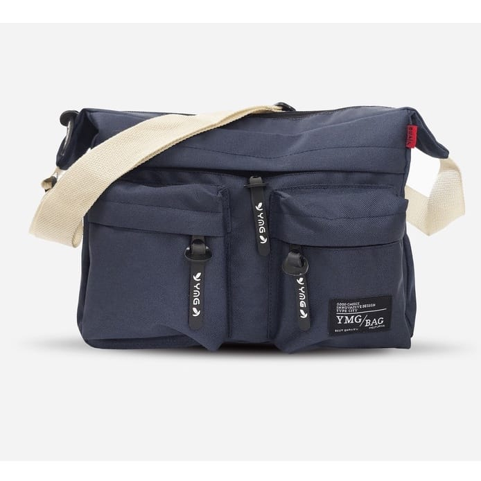 Tas Selempang Distro Pria Kanvas Tas Sekolah Kuliah Casual