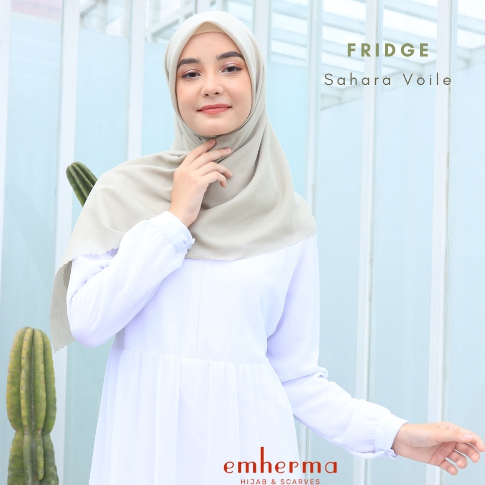 siap kirim.. Emhermahijab - HARA Voal Premium Square Plain (Basic Kerudung Voal Premium Segi empat c