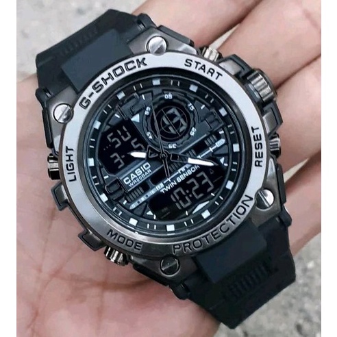 Booming.. Jam Tangan ury Gst 8600 Kualitas Keren Harga Murah Bonus Tas Selempang dan Dompet