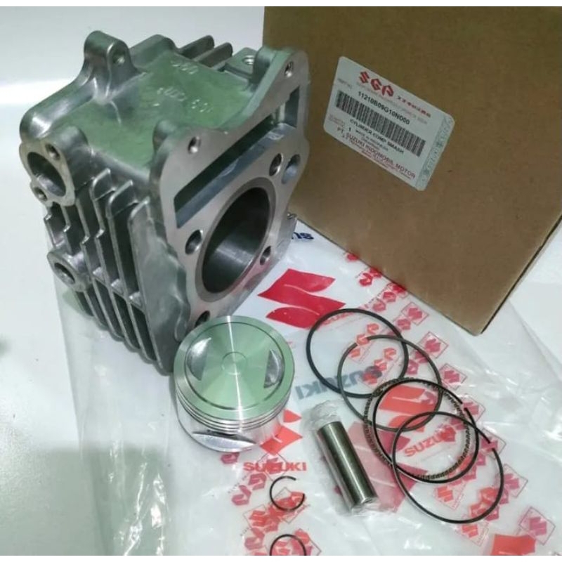 Block Seher Suzuki Smash Block Cylinder Mesin Seher Ring Piston Pen Smash 110