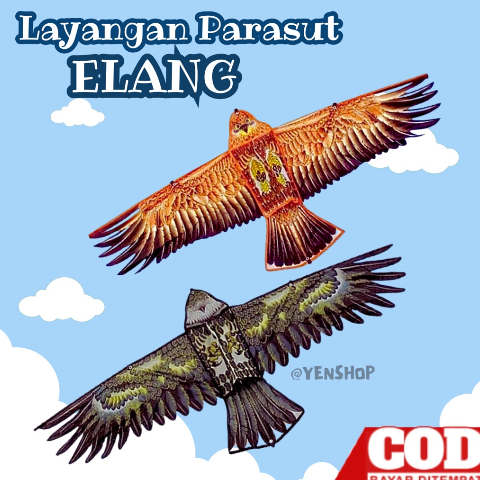 LANGSUNG KIRIM LAYANGAN ELANG mainan layang layang ke layangan layanglayang naga sukhoi olahraga seo