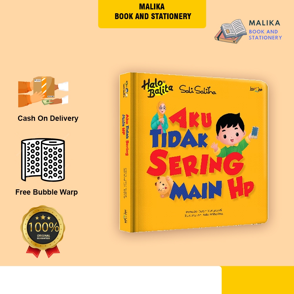 Buku Dongeng Cerita Anak Halo Balita Sali Saliha Aku Tidak Sering Main Hp Boardbook Anak Tk Paud