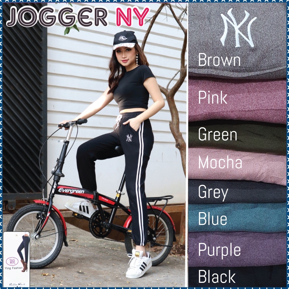 MODEL YYC087 Jogger NY / Jogger New York / celana jogger wanita / Jogger Import