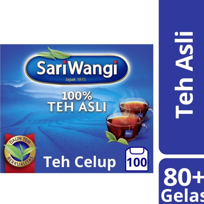 

PKQG0920 DISKON!!!!!!! Sariwangi Asli Tea Bag 100