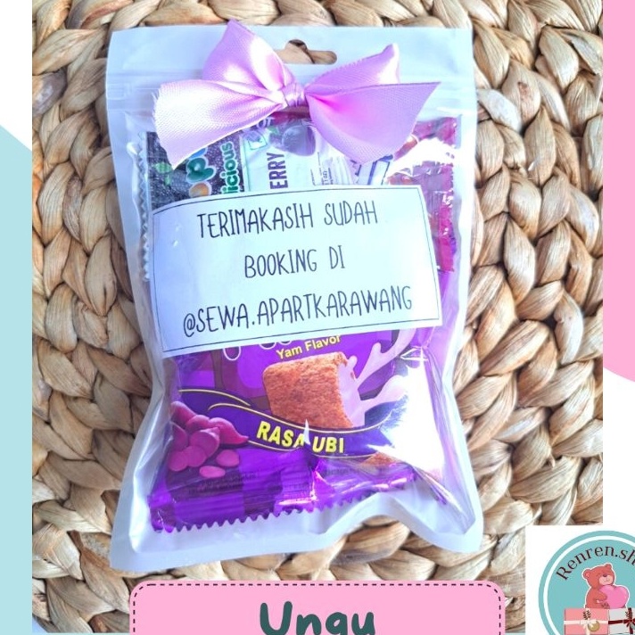 

CBRY1411 DISKON!!!!!!! Paket 10 pcs - Mini gift snack hampers snack murah (UNGU)