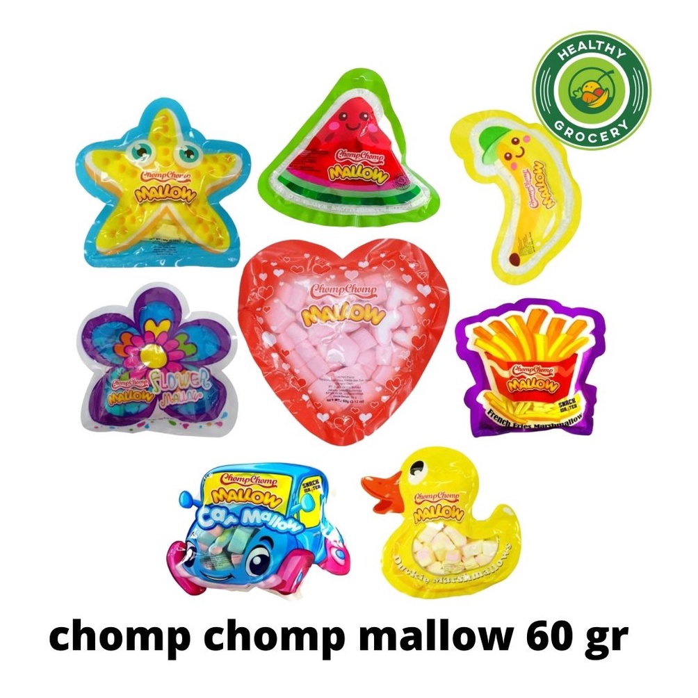 

[❀T8&] Chomp Chomp Mallow Karakter 60gr All Varian Product Impor