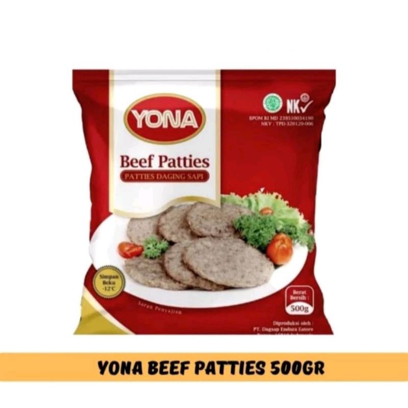 

Yona Beef Patties 500gr