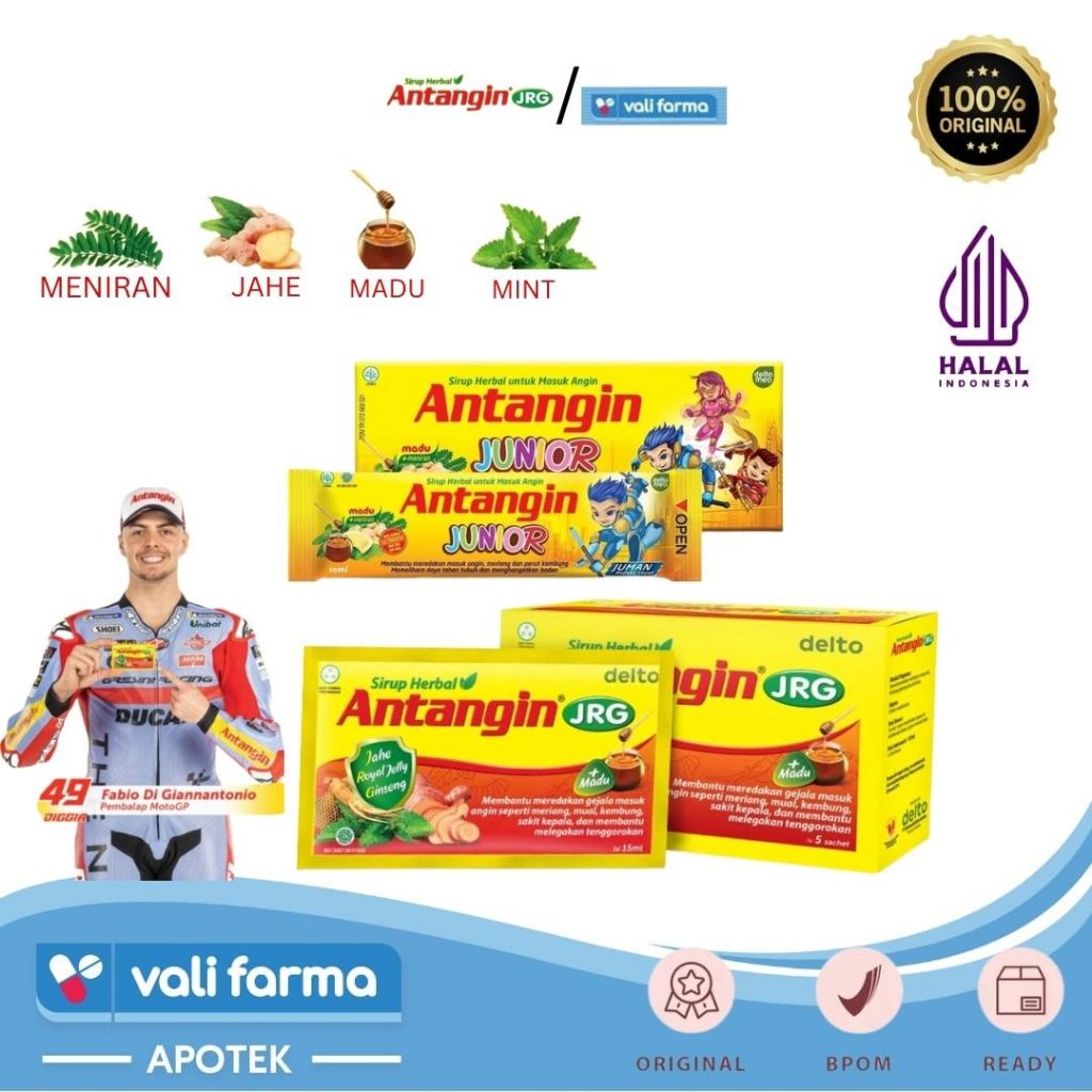 ANTANGIN - Sirup Herbal Antangin JRG | Antangin anak junior