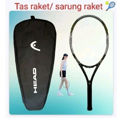 Tas raket tenis / sarung raket head . Olahraga tenis