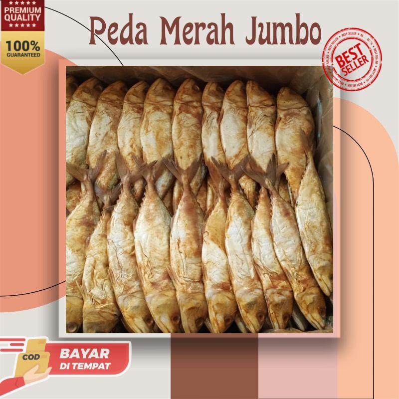 

ikan asin peda merah besar isi 6-8 / 500 gram, size sedang isi 10-12 / 500 gram