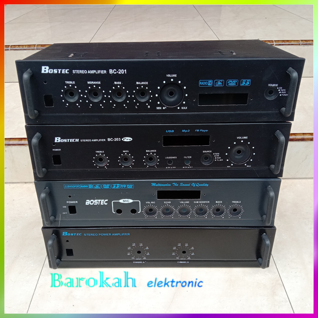 Box Amplifier Bostech BC-201/203/206/ Multi Subwoofer