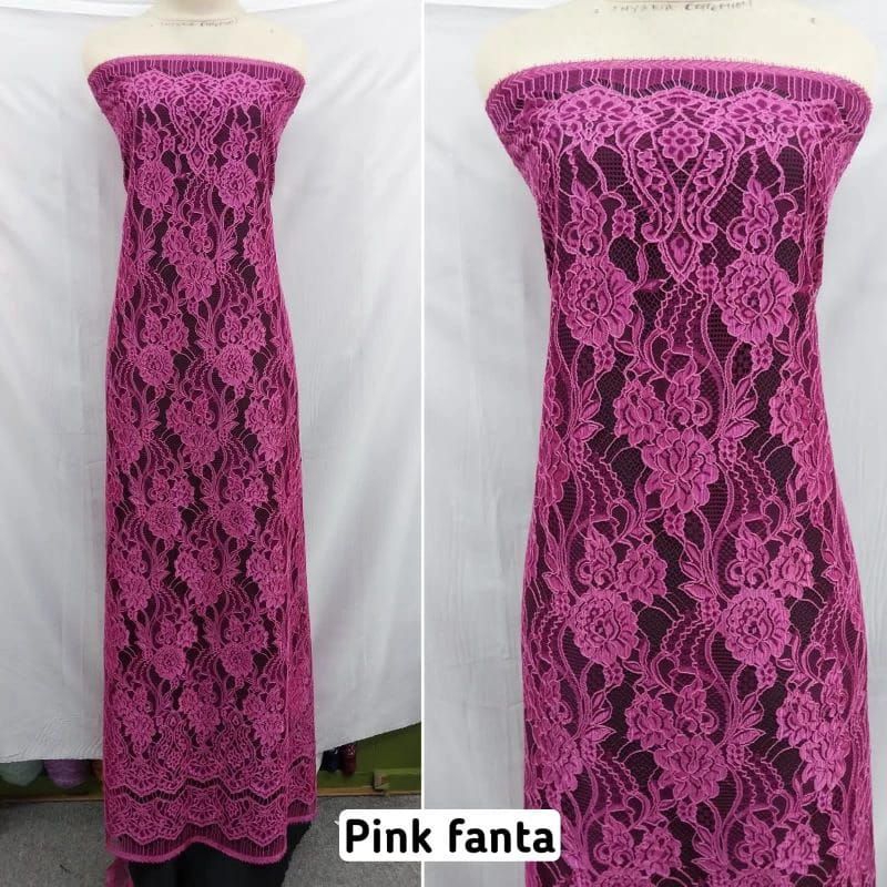 MURAHHH Kain Francis/semi Prancis asli / bahan kebaya wanita/Motif bunga fatmawati