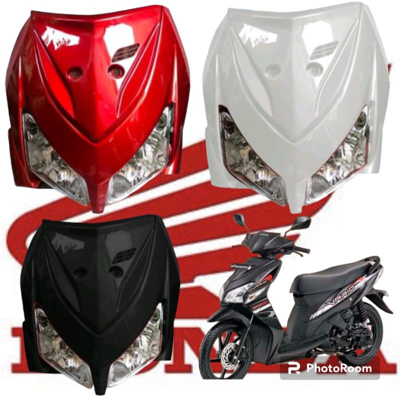 tameng depan set + reflektor vario 110 karbu
