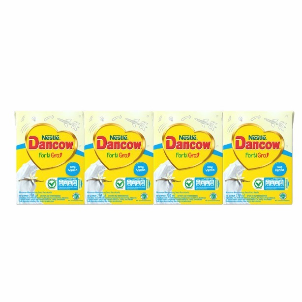 

Susu Nestle Dancow fortigro vanila 440 ml (4 pcs @110 ml)