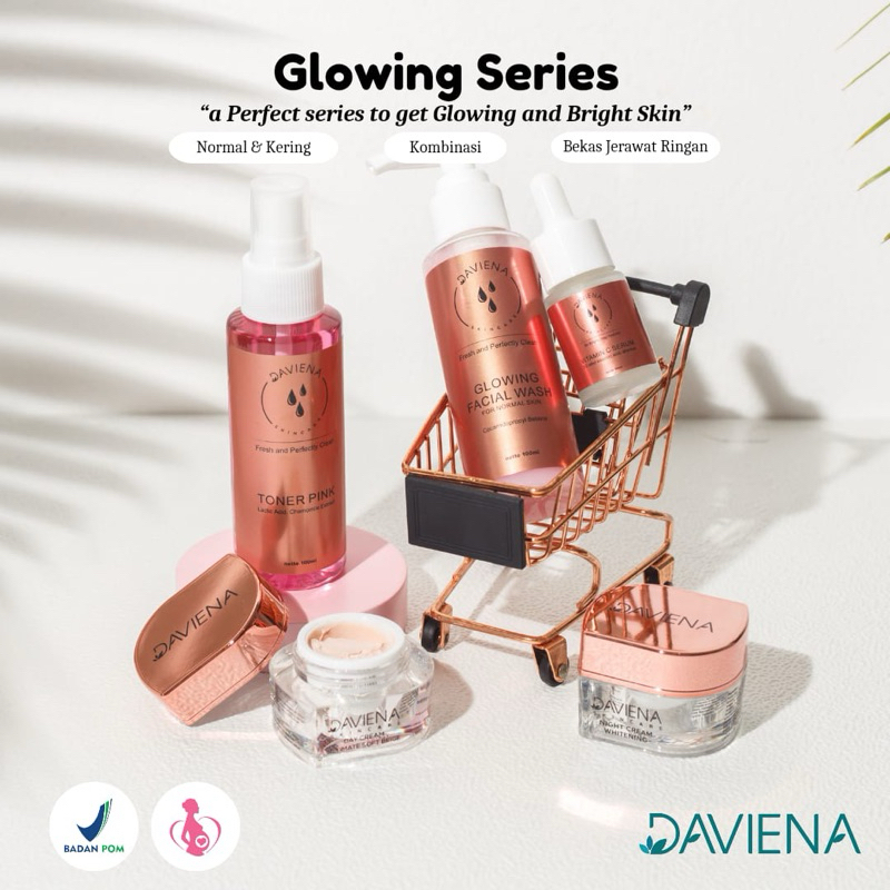 [Official] Daviena Skincare | GLOWING SERIES | PEMUTIH WAJAH BPOM|DAVINA SKINCARE