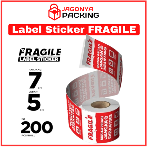 

Stiker Fragile Jangan Di Banting Label Pengiriman - 5cm x 7cm