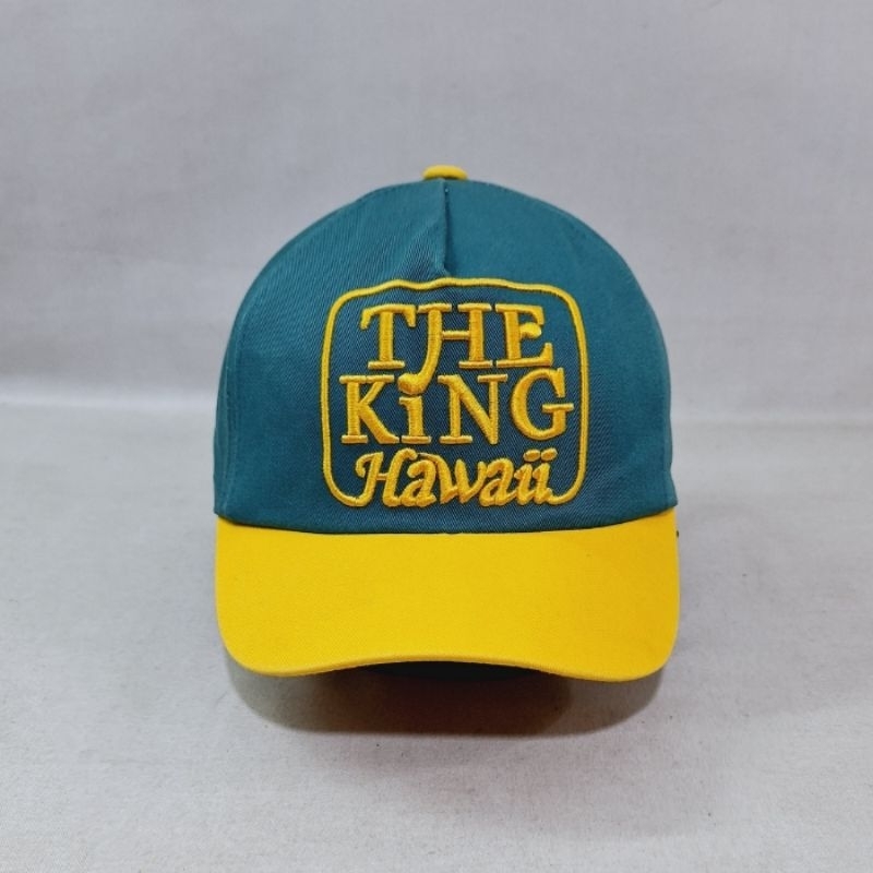 Topi Cap Intercrew x The King Hawaii Visor Pendek Second Original