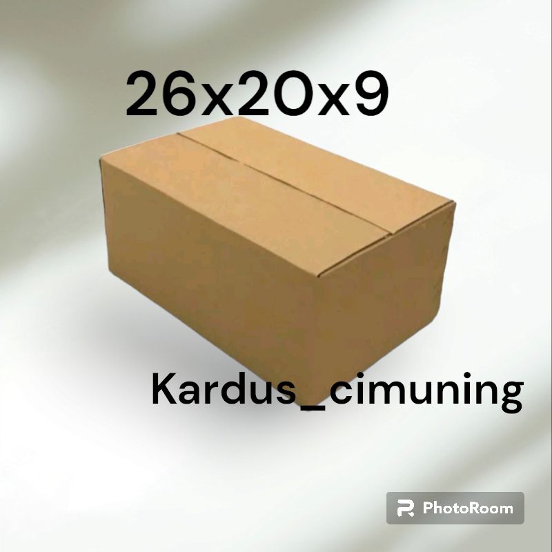 

kardus box packing 26x20x9