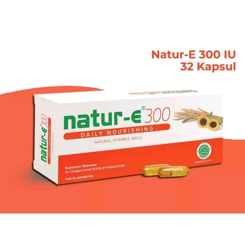 NATUR-E300 ORANGE / NTE-100 HIJAU (32 kapsul)