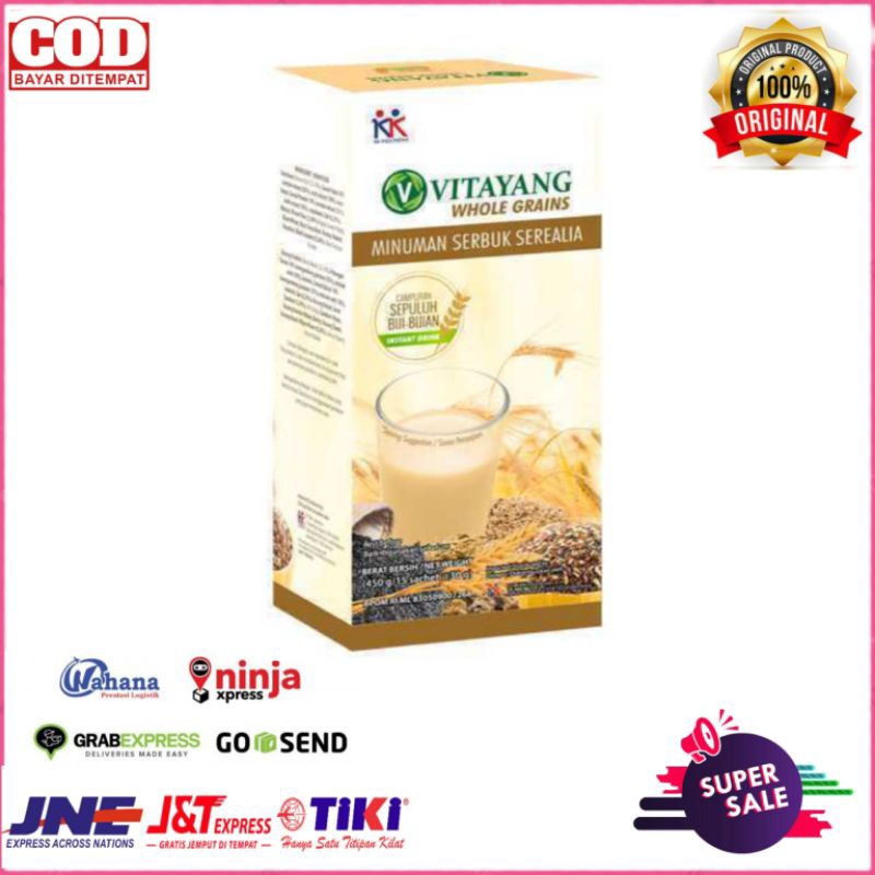 

Vitayang Whole Grains Original KK Indonesia Sereal Sarapan Sehat Menunjang dan Mudah Di Sajikan