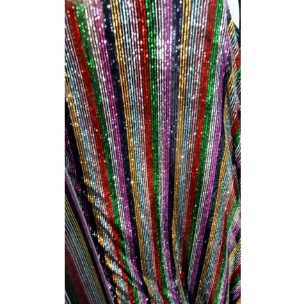 modelTipe WRK766 kain/bahan Tile squin rainbow Payet seribu/ squin gradasi