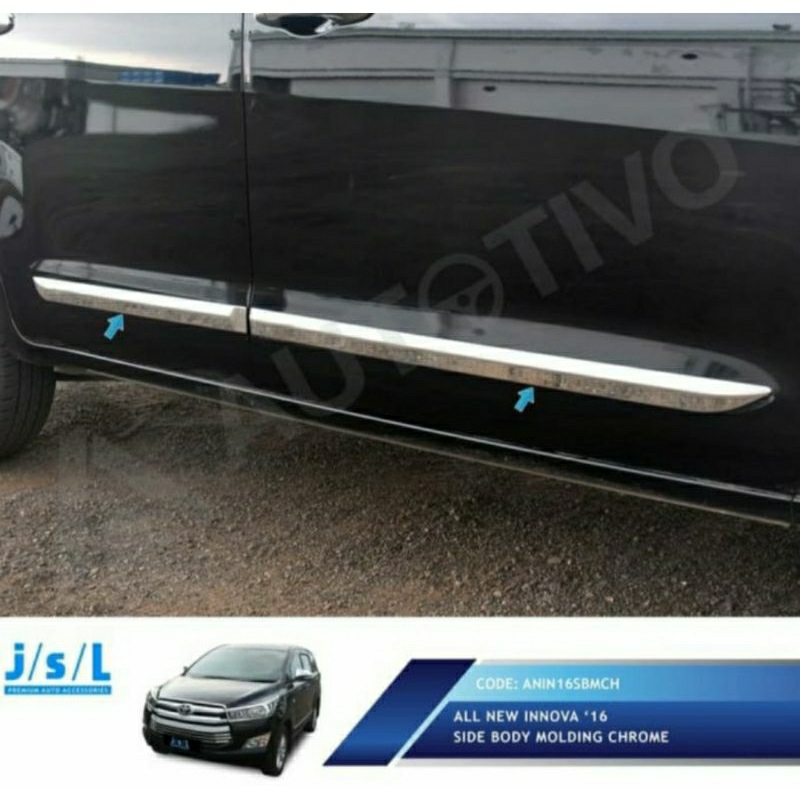 List Body Samping Innova Reborn / Side Body Molding Chrome