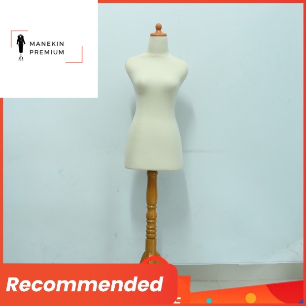 Murah.. MANEKIN WANITA DM KREM KAKI KAYU MANEKIN WANITA PATUNG BAJU