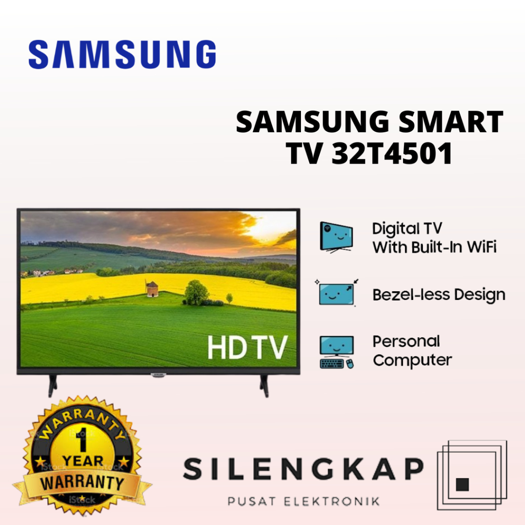 SAMSUNG SMART TV 32 INCH Samsung 32T4501 DIGITAL TV 32" Samsung 32T45