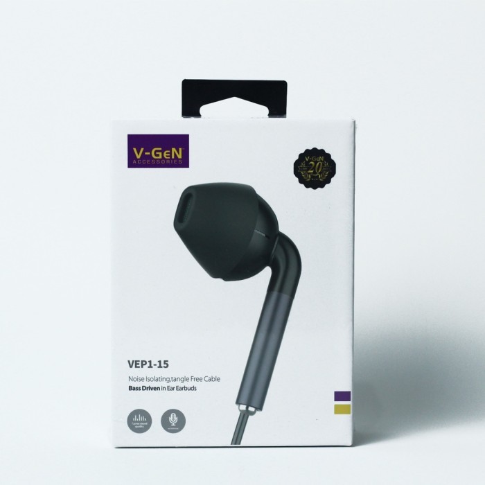 VGEN VEP1 15 Wired Handsfree Headset L Shape Gaming V-Gen Earphone