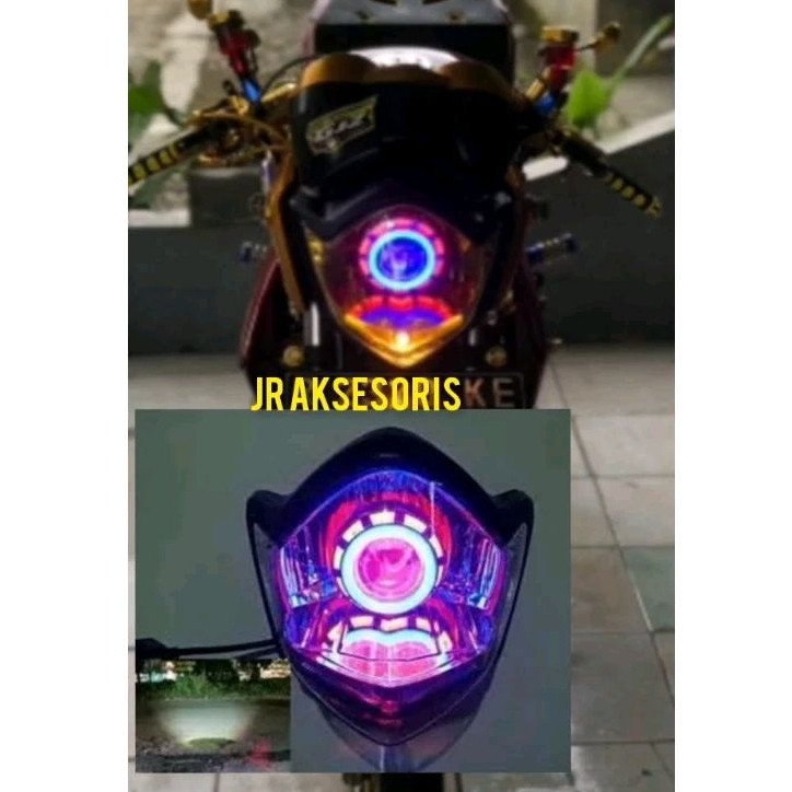 LAMPU DEPAN VIXION OLD PROJI
