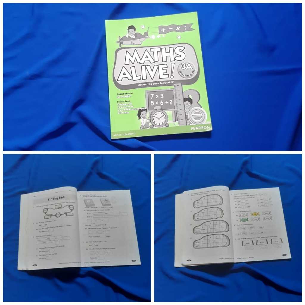 Math Alive 3A buku anak bekas second preloved