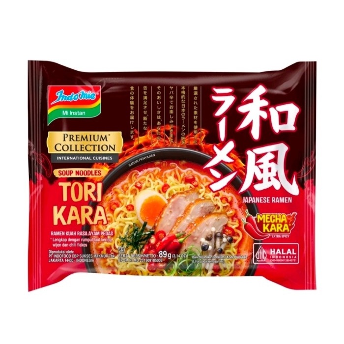 

Indomie Japanese Ramen Tori Kara - Tori Kara Ramen Kuah Rasa Ayam Pedas Cup 89 gr
