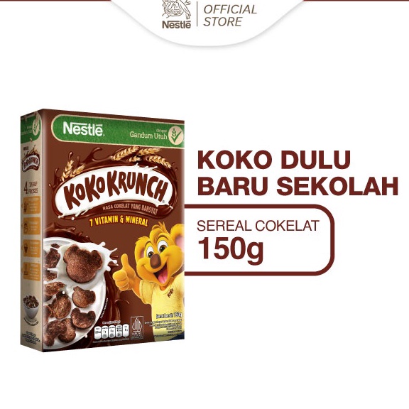 

[⁂L55➢] Nestle KOKO KRUNCH Sarapan Sereal Coklat 150 gr Grosir lagi