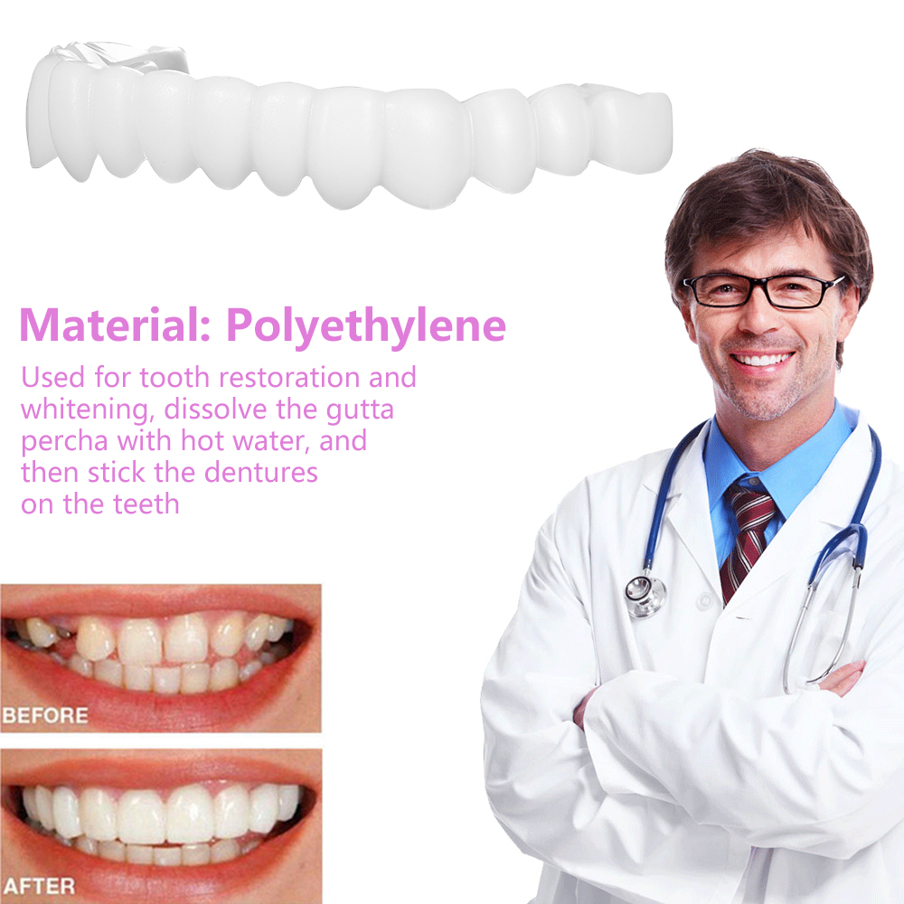 Snap On Smile Asli Veneer Gigi Palsu Satu Set Atas Bawah Original 100% Bonus Gratis Charcoal Teeth