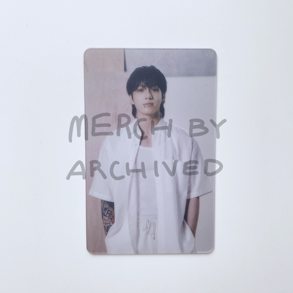 BTS JK Jungkook Golden POB Weverse Early Bird - PVC PC Holo Frame