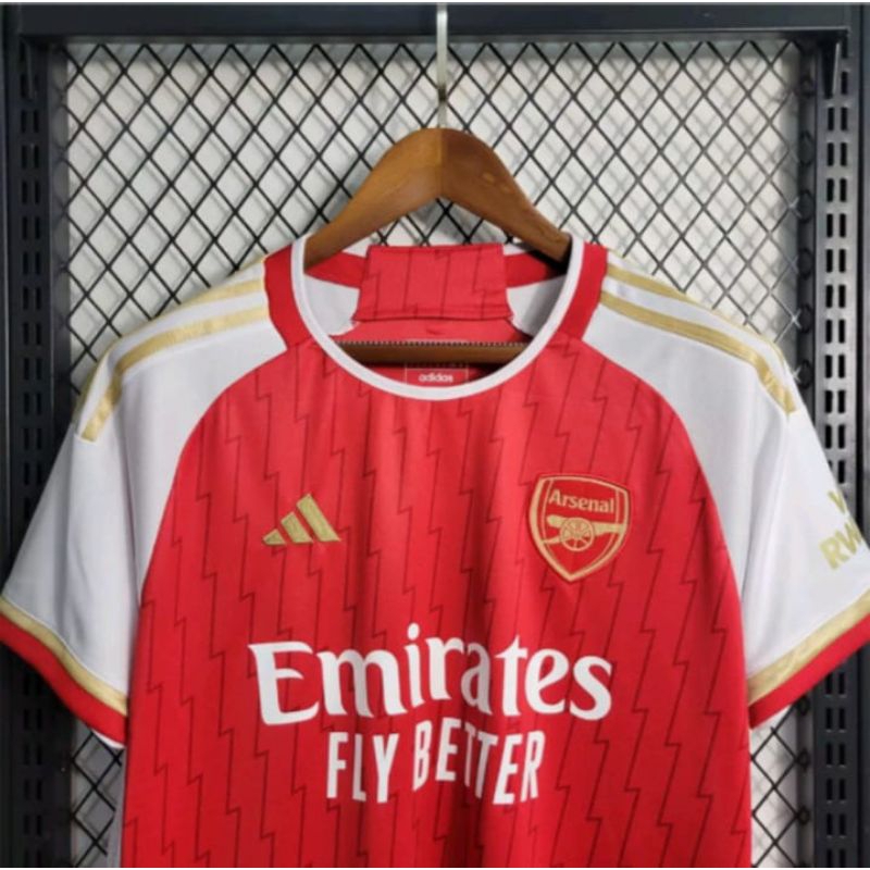 Jersey Bola Arsenal Home New 2023-2024 23/24 Baju Olahraga Jersey Bola Grade Original Import