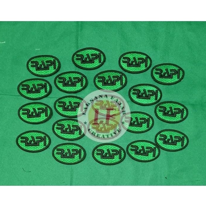 logo bordir timbul RAPI