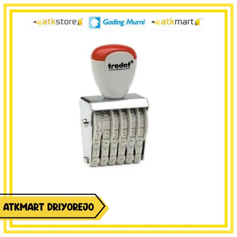 

TRODAT STEMPEL ANGKA 1556 5MM 6 DIGIT PROMO