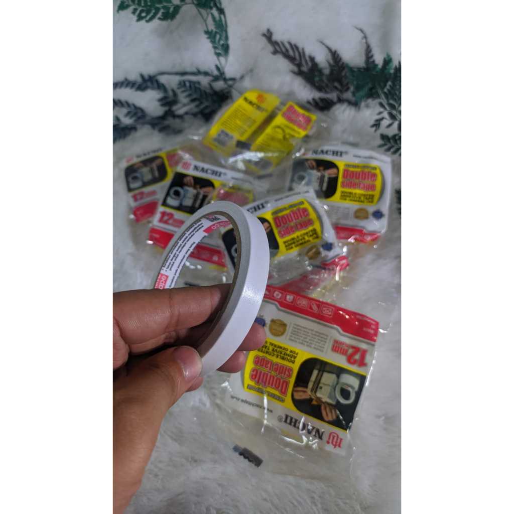 

Dobel tip /Doble Tape/Solasi Bolak Balik ukuran 1CM / 12MM