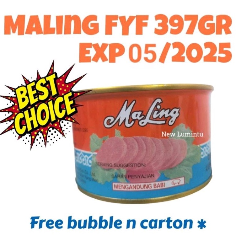 

[TWJ82] Maling FYF pork ham ujanruk kemasan 397 gr Terlarisss ┏