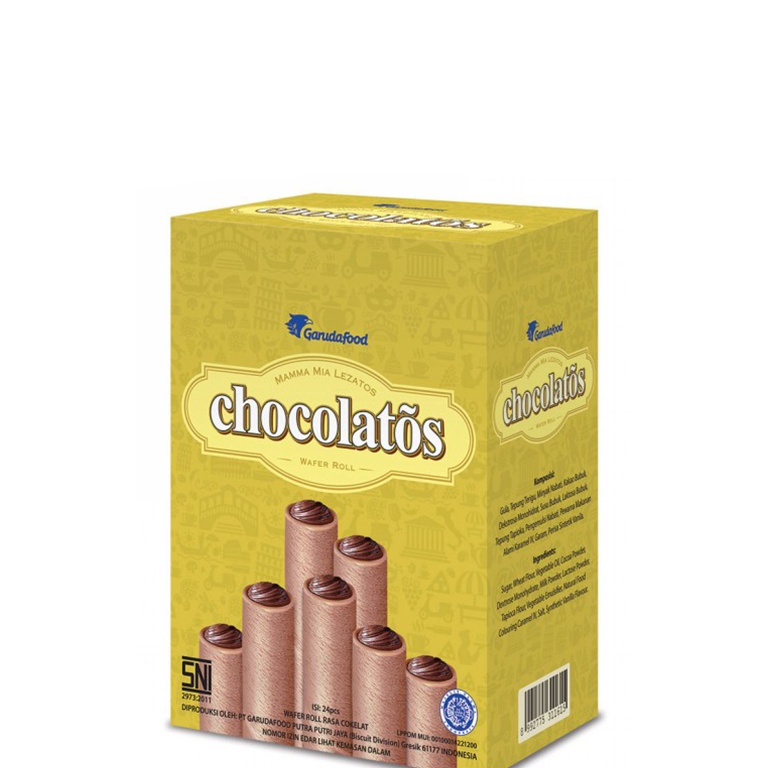 

[♛B70<] Chocolatos Wafer Stick 8gr x 24 [208]