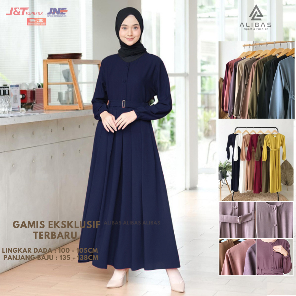 baju gamis wanita remaja  pakaian muslim terlaris baju gamis remaja gamis remaja kekinian gamis terb