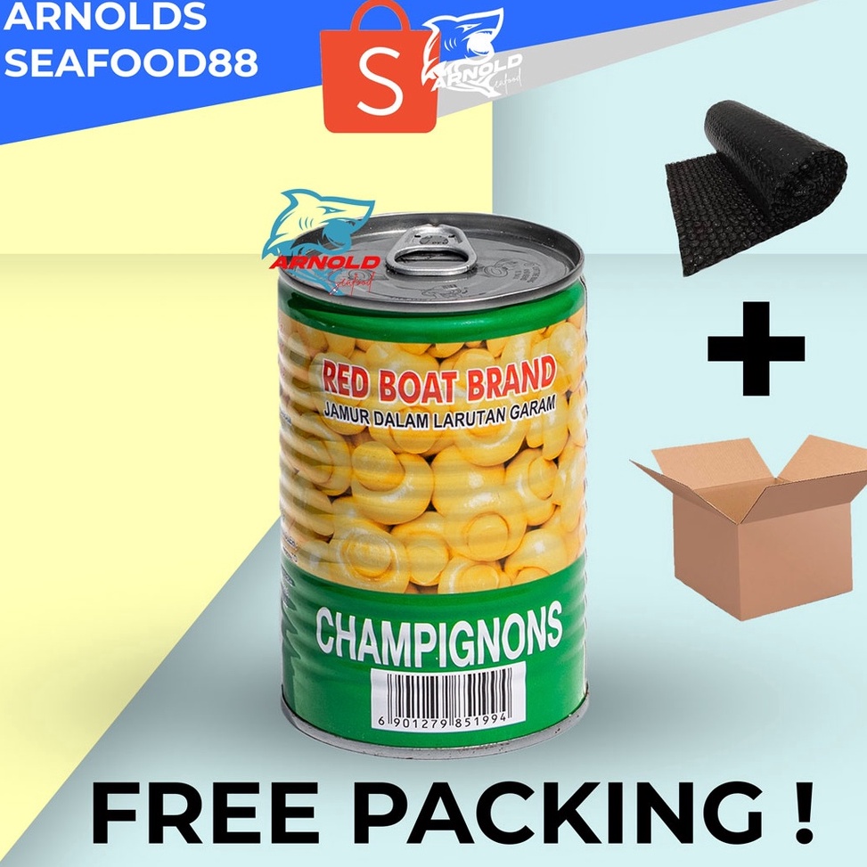 

Bay4r Di T3mpat jamur kancing red boat 425gr / Red Boat mushroom ( packing) Only One